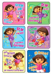 Medibadge Disney 75 Per Unit Dora - Super Star Patient Sticker - M2193P