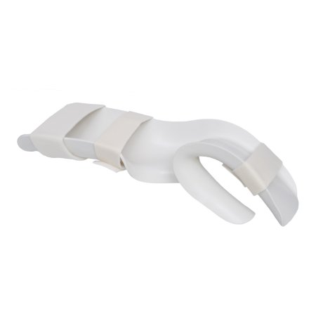 Rolyan - Functional-Position Hand Splint with Strapping Preformed Thermoplastic Right Hand Beige Small - A31226
