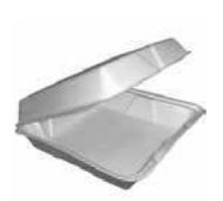 Saalfeld Redistribution Dart Carryout Container White Disposable Foam 3 X 9-1/4 X 9-1/5 Inch - 95HT3R
