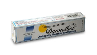 DawnMist - Toothpaste Mint Flavor 1.5 oz. Tube - RTP15B