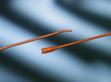 Bardia - Urethral Catheter Coude Tip Red Rubber 12 Fr. 16 Inch - 802512