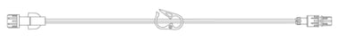 Becton Dickinson Extension Set 7.5 Inch Tubing Without Port 0.4 mL Priming Volume DEHP-Free - E5301