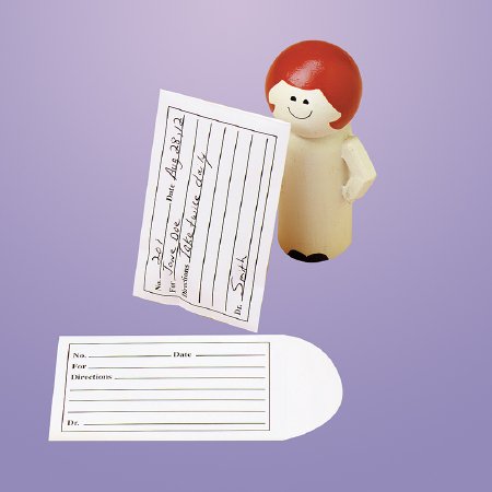 Health Care Logistics - Pill Envelope White 2-1/4 X 3-1/2 Inch - 8020