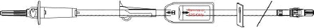 ICU - Primary IV Administration Set 10 Drops / mL Drip Rate 48 Inch Tubing Without Port - B3156