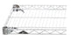 Super Erecta Super Adjustable 2 - Single Wire Shelf One Shelf Corner Release System 14 X 30 Inch Silver - A1430NC