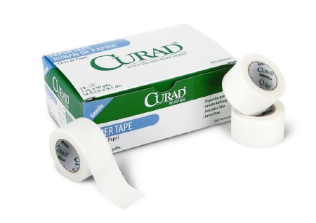 Curad - Medical Tape Skin Friendly Paper 1 Inch X 10 Yard White NonSterile - NON270001