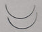 Richard-Allan - Suture Needle 1/2 Circle Taper Point Needle French Spring Eye Type Size 5 Needle - 212905