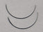 Aspen Surgical Products Richard-Allan Suture Needle 1/2 Circle Taper Point Needle French Spring Eye Type Size 5 Needle - 212905