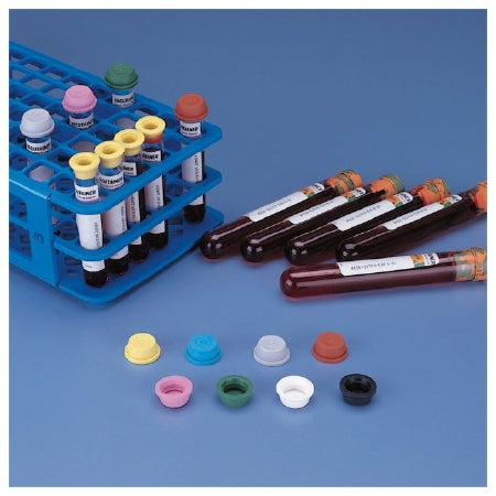 Fisher Scientific Sav-It Tube Closure Yellow, Conventional Closure, NonSterile For Test Tubes, Centrifuge Tubes, Specialty Tubes, Evacuated Blood Drawing Tubes - 270715