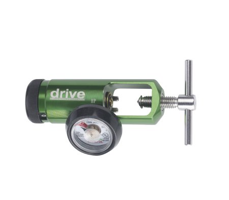 drive - Drive Mini Oxygen Regulator Click Style 0 - 15 LPM Barb Outlet CGA-870 - 18302GMN