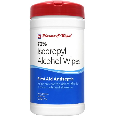 Pharma-C-Wipes - Antiseptic Skin Wipe Towelette Canister - 200736