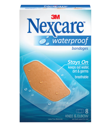 3M Nexcare Soft 'n Flex Adhesive Strip 2 X 4 Inch Fabric Knee / Elbow Tan Sterile - 5113581386