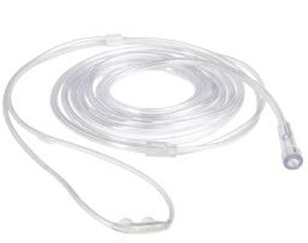 Roscoe Medical - ETCO2 Nasal Sampling Cannula with O2 Delivery Adult Curved Prong / NonFlared Tip - CAN-ROS7