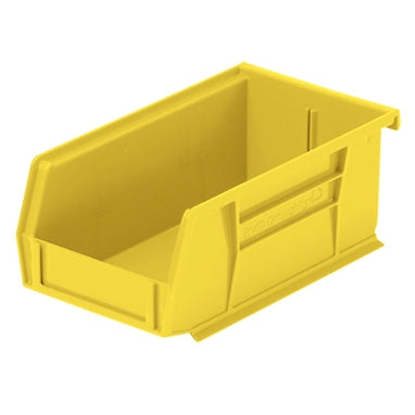 Health Care Logistics HCL Super Tough Storage Bin Yellow Industrial Grade Polymers 3 X 4-1/8 X 7-3/8 Inch - 1405Y