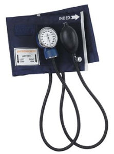 Mabis Healthcare Mabis Aneroid Sphygmomanometer Pocket Style Hand Held 2-Tube Adult Size Arm - 06-148-191
