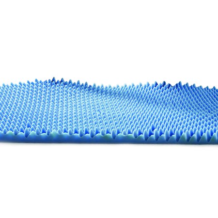 Mabis Healthcare - Mattress Overlay Convoluted Foam 72 L X 33 W X 3 H Inch For Mattresses - 552-8003-0000