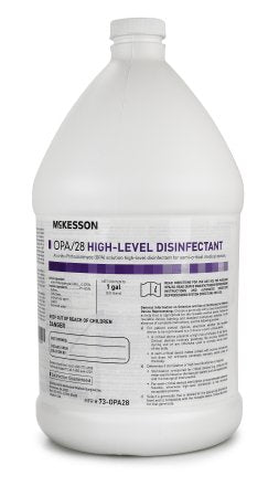 McKesson McKesson OPA/28 OPA High-Level Disinfectant RTU Liquid 1 gal. Jug Max 28 Day Reuse - 73-OPA28