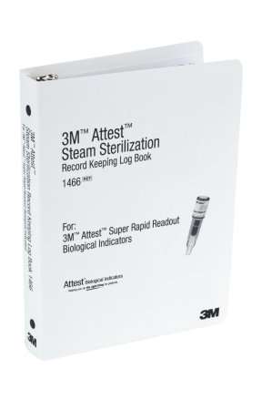 3M Attest Sterilizer Log Book Steam - 1266-A