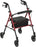 Drive Medical Drive 4 Wheel Rollator drive Blue Adjustable Height Aluminum Frame - R728BL