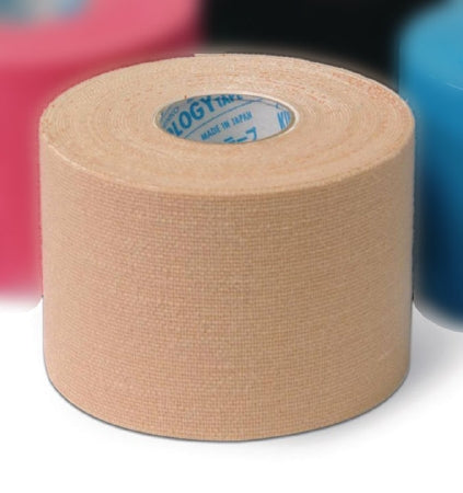 Patterson Medical Supply Spider-Tech Kinesiology Tape Water Resistant Cotton 2 Inch X 16-2/5 Foot Tan NonSterile - 81497171