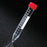 Globe Scientific - Centrifuge Tube Conical Bottom Plain 18 X 120 mm 15 mL Red Screw Cap Polystyrene Tube - 6268