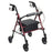 Drive Medical Drive 4 Wheel Rollator drive Red Adjustable Height Aluminum Frame - RTL10261RD