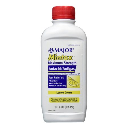 Mintox - Antacid 400 mg - 40 mg Strength Oral Suspension 12 oz. - 00904572514
