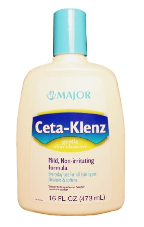 Major Pharmaceuticals Ceta-Klenz Facial Cleanser Liquid 16 oz. Bottle Unscented - 904584416