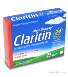 MSD Consumer Care Claritin Allergy Relief 10 mg Strength Tablet 20 per Box - 11523716003