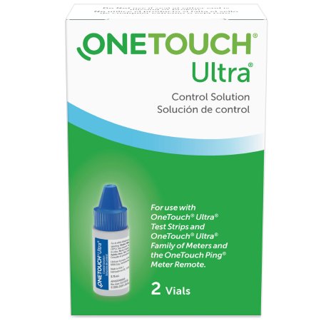 One Touch Ultra - Blood Glucose Control Solution Blood Glucose Testing 2 X 4 mL - 53885045802