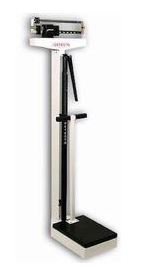 Detecto - Column Scale with Height Rod Balance Beam Display 180 kg Capacity Black / White Analog - 2491