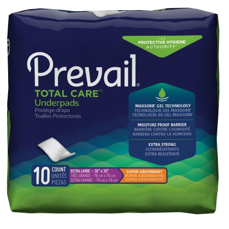 First Quality Prevail Underpad 30 X 30 Inch Disposable Moderate Absorbency - UPS-120