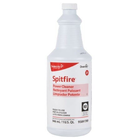 Diversey Spitfire - Surface Cleaner Alcohol Based Pump Spray Liquid 32 oz. Bottle Fresh Pine Scent NonSterile - DVO95891789