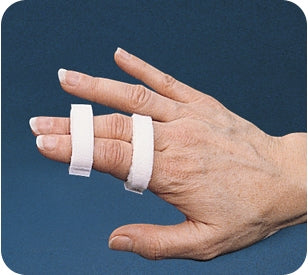 Bird & Cronin Buddy Splint Finger Splint Wraparound Flannel Left or Right Hand White Regular - 8147054