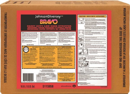 Lagasse Bravo Floor Stripper Liquid 5 gal. Box Unscented - DVS95115958