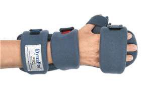 DynaPro - Resting Hand Orthosis with Thumb Ease Fabric Right Hand Blue Large - 52382/NA/NA/RL