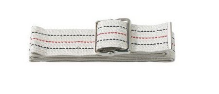 Prestige Medical - Gait Belt 72 Inch Length White Cotton - 621L-WHT