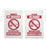 Sunset Healthcare Sunset Caution Sign Warning No Smoking Oxygen in Use - RES003