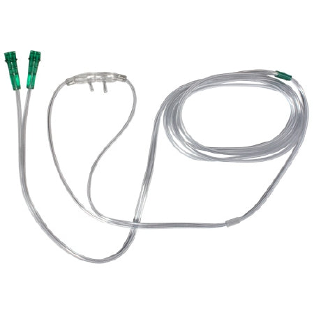 Sunset Healthcare Demand Nasal Cannula Dual Port Delivery Adult Straight Prong / Non-flared Tip - RES4147