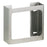 Clinton Industries Glove Box Holder Horizontal or Vertical Mount 2-Box Silver 3-3/4 X 10 X 10-1/2 Inch Steel - GS-3020
