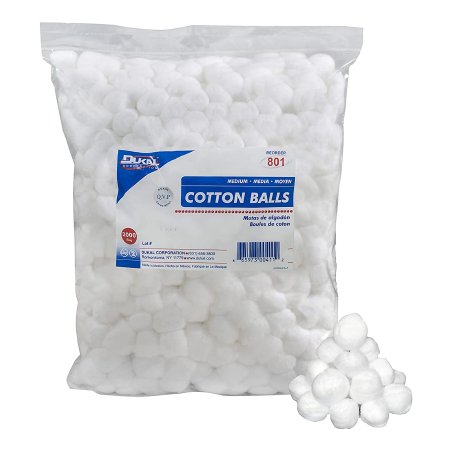 Dukal - Cotton Ball DUKAL Medium Cotton NonSterile - 801