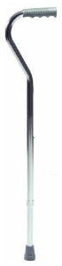 Lumex - Offset Cane Aluminum 31 to 39 Inch Height Silver - 5940A