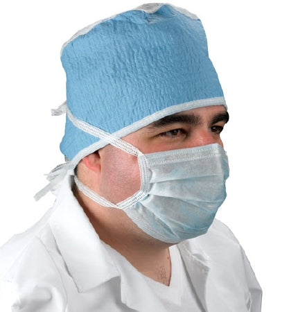 Medegen Medical Products LLC Procedure Mask Pleated Earloops One Size Fits Most Blue - 99905