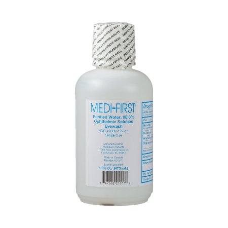 Medi-First - Eyewash Solution Buffered Isotonic Solution 16 oz. Squeeze Bottle - 21511