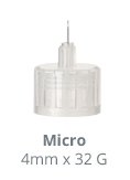 Ultimed UltiCare Micro Insulin Pen Needle Without Safety 32 Gauge 4 mm - 9545