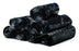 Colonial Bag Corporation Colonial Bag Trash Bag Extra Heavy Duty 45 gal. Black HDPE 16 Mic. 40 X 48 Inch X-Seal Bottom Twist Tie Coreless Roll - HCR48XB