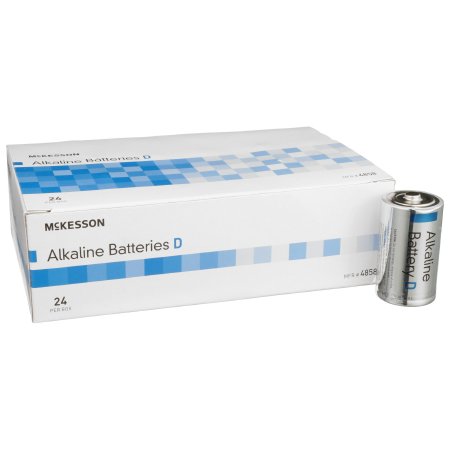 McKesson - Alkaline Battery D Cell 1.5V Disposable 24 Pack - 4858