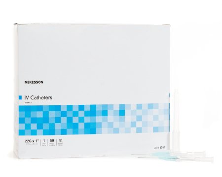 McKesson McKesson Peripheral IV Catheter 22 Gauge 1 Inch Without Safety - 6048