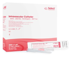 McKesson Select Peripheral IV Catheter 20 Gauge 1-1/4 Inch Without Safety - 6051