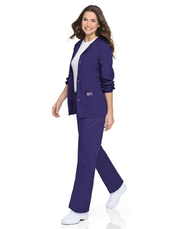 Landau Uniforms Warm-Up Jacket Cobalt Blue Large Long Sleeves Hip Length - 75221COBLTLARGE